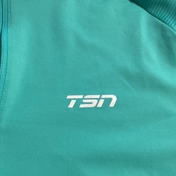 QUARTER-ZIP mock neck polo shirt turquoise FIFA world cup quatar 2022 - Picture 7 of 15